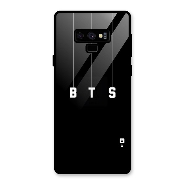 BTS Strings Glass Back Case for Galaxy Note 9