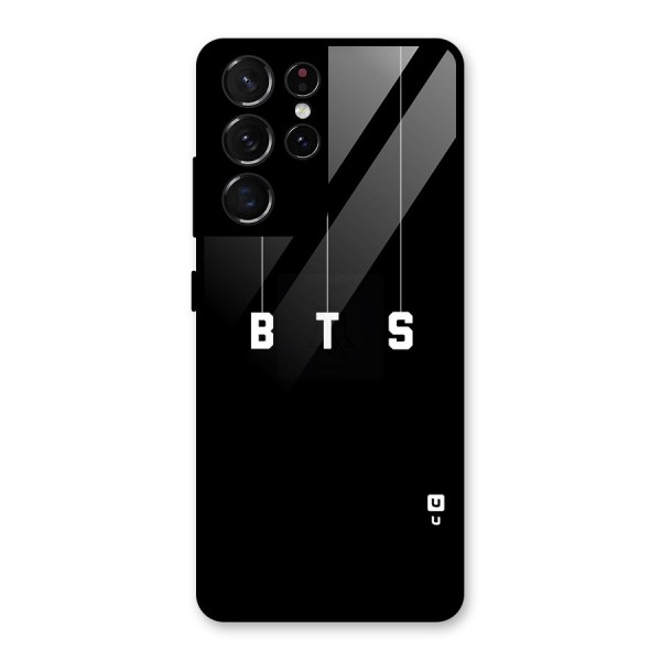 BTS Strings Glass Back Case for Galaxy S21 Ultra 5G