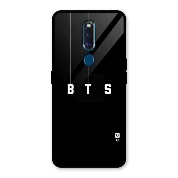 BTS Strings Glass Back Case for Oppo F11 Pro