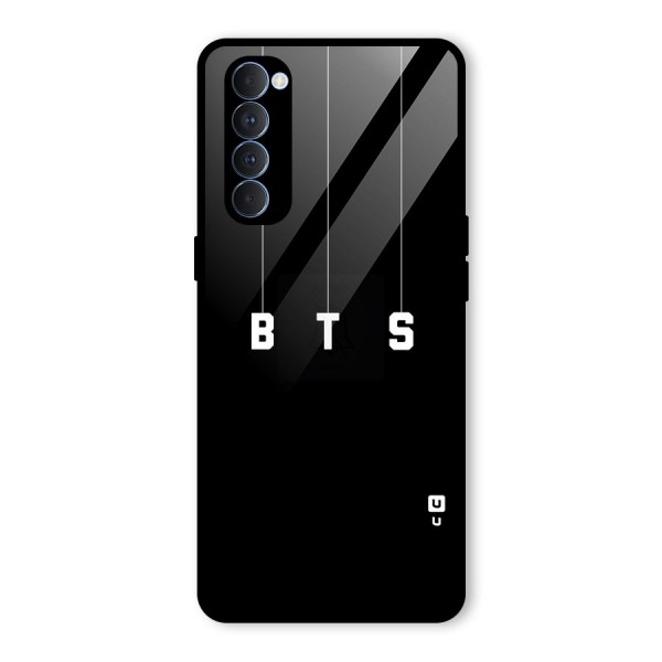 BTS Strings Glass Back Case for Oppo Reno4 Pro