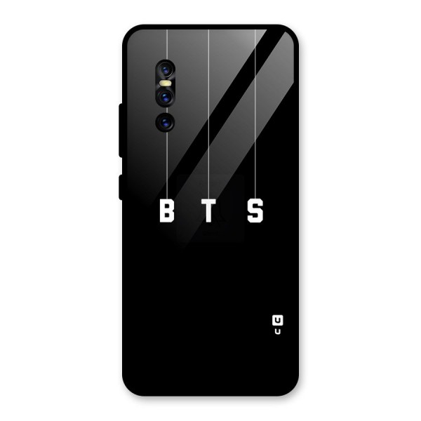 BTS Strings Glass Back Case for Vivo V15 Pro