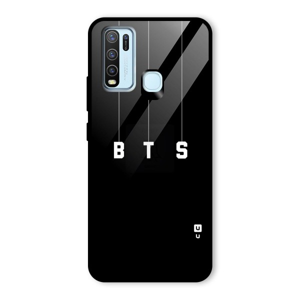 BTS Strings Glass Back Case for Vivo Y30