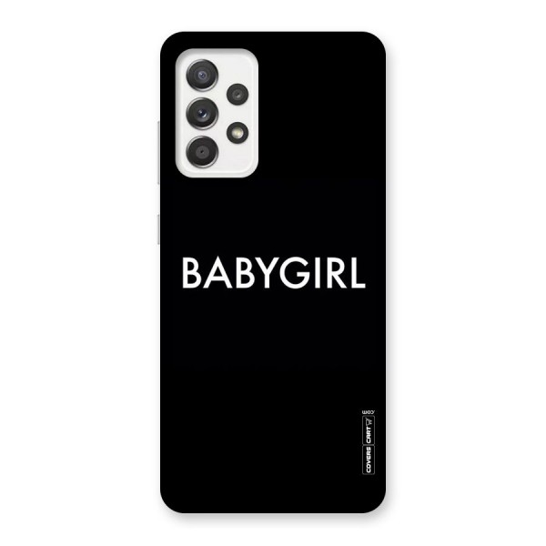 Baby Girl Back Case for Galaxy A52