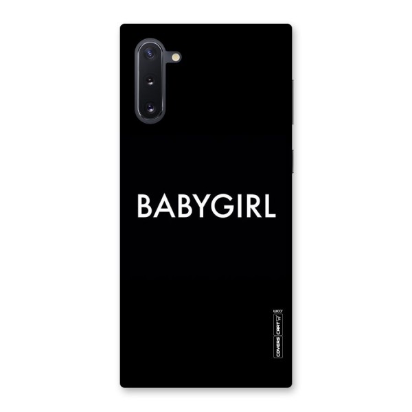 Baby Girl Back Case for Galaxy Note 10