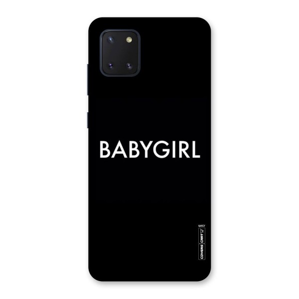 Baby Girl Back Case for Galaxy Note 10 Lite