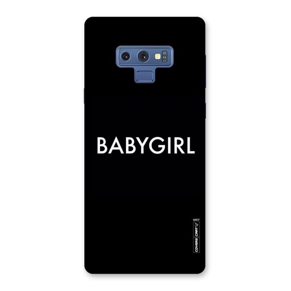 Baby Girl Back Case for Galaxy Note 9