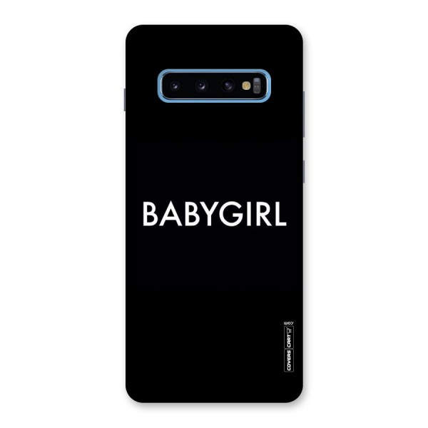 Baby Girl Back Case for Galaxy S10 Plus