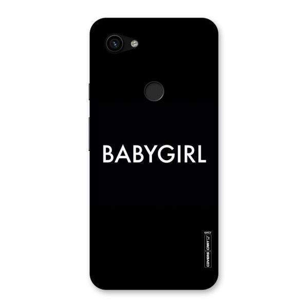 Baby Girl Back Case for Google Pixel 3a XL