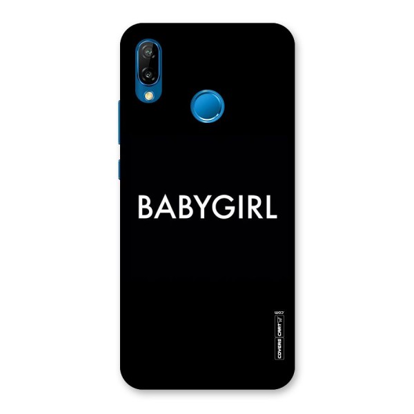 Baby Girl Back Case for Huawei P20 Lite