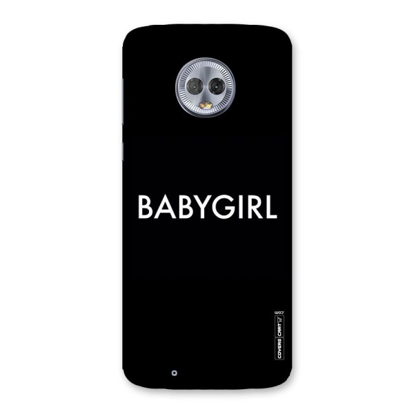 Baby Girl Back Case for Moto G6