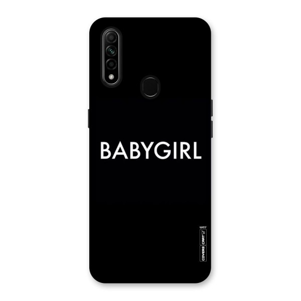 Baby Girl Back Case for Oppo A31