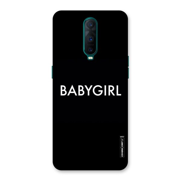 Baby Girl Back Case for Oppo R17 Pro