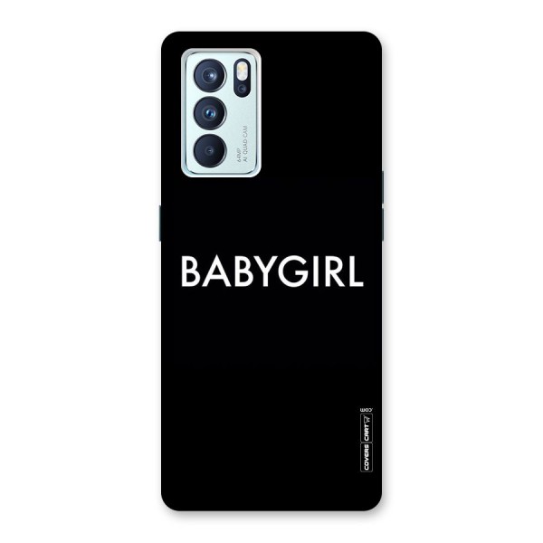 Baby Girl Back Case for Oppo Reno6 Pro 5G