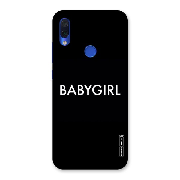 Baby Girl Back Case for Redmi Note 7