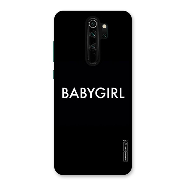 Baby Girl Back Case for Redmi Note 8 Pro