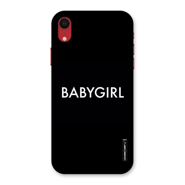 Baby Girl Back Case for iPhone XR