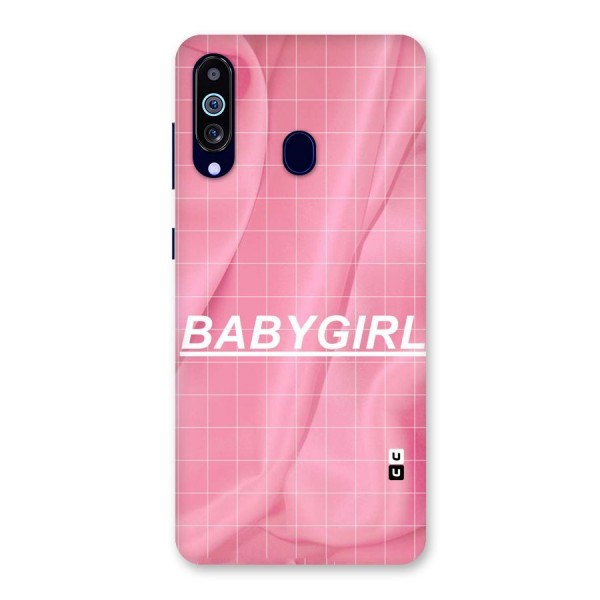 Baby Girl Check Back Case for Galaxy A60