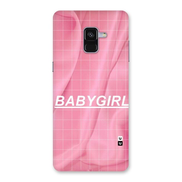 Baby Girl Check Back Case for Galaxy A8 Plus