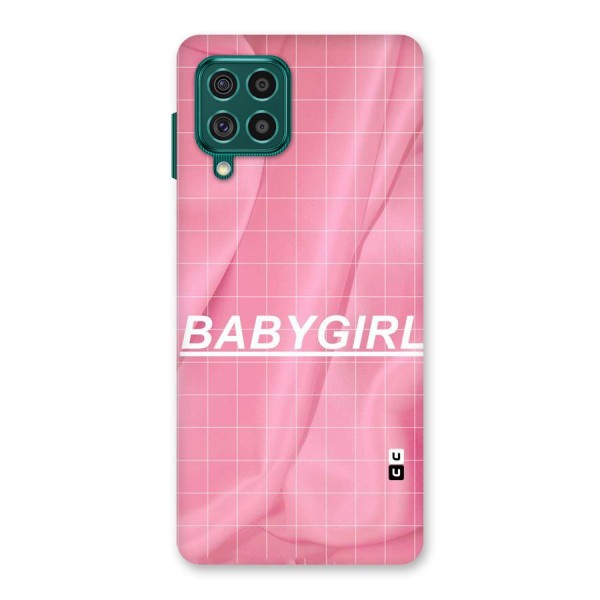 Baby Girl Check Back Case for Galaxy F62