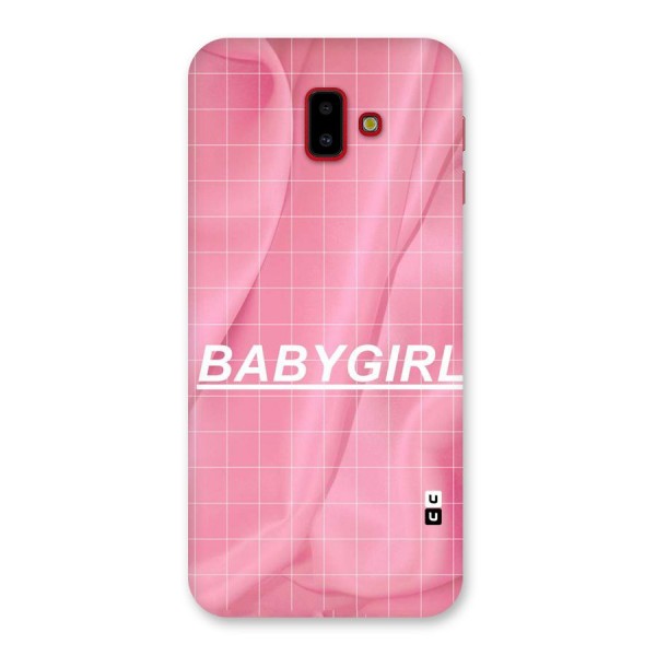 Baby Girl Check Back Case for Galaxy J6 Plus