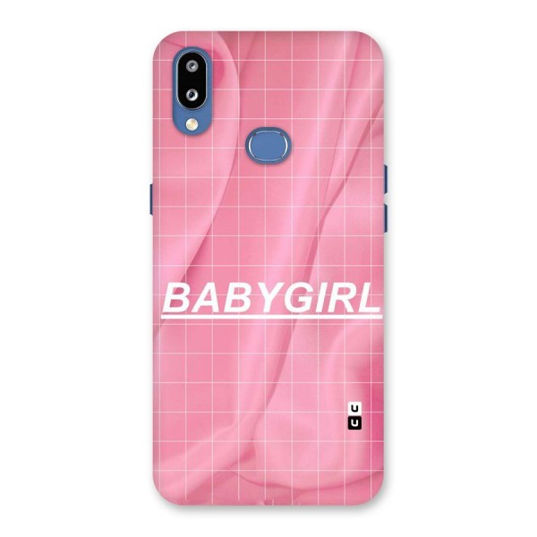 Baby Girl Check Back Case for Galaxy M01s