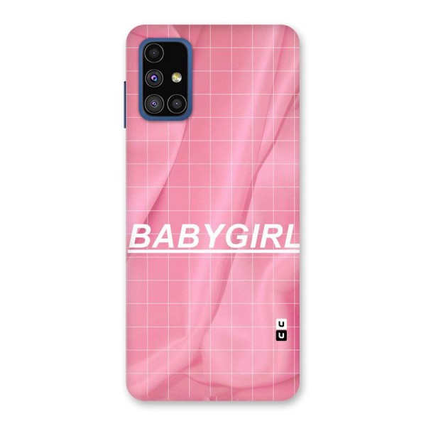 Baby Girl Check Back Case for Galaxy M51