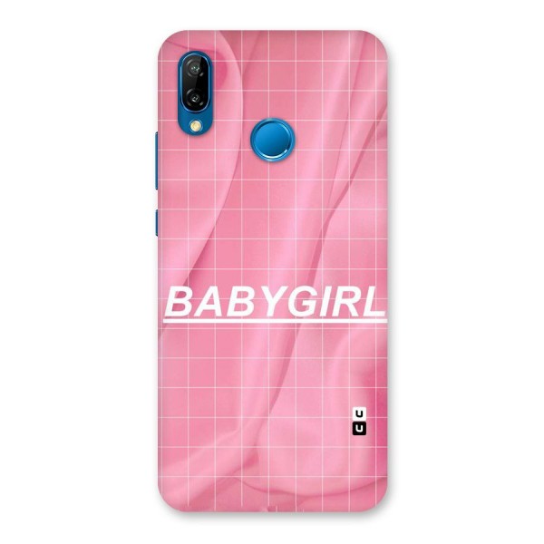 Baby Girl Check Back Case for Huawei P20 Lite