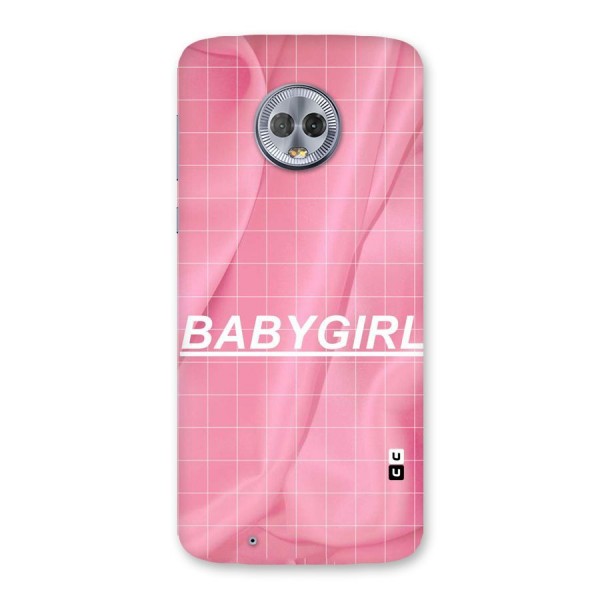 Baby Girl Check Back Case for Moto G6