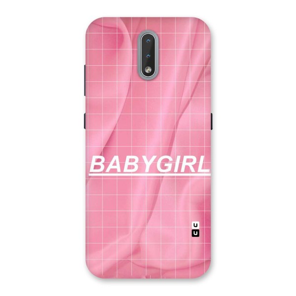 Baby Girl Check Back Case for Nokia 2.3