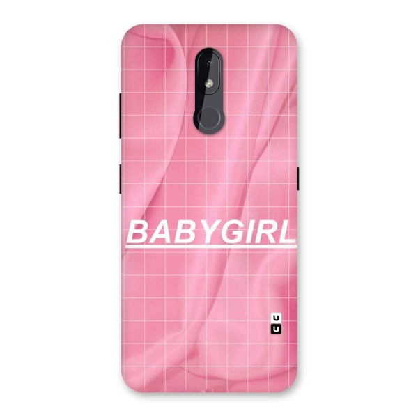 Baby Girl Check Back Case for Nokia 3.2