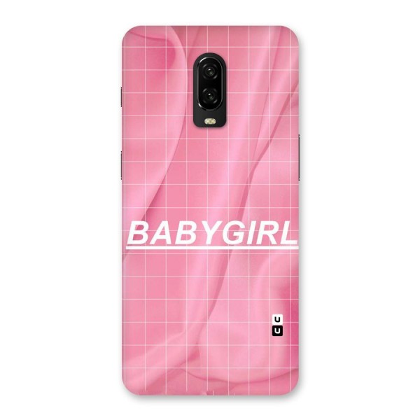 Baby Girl Check Back Case for OnePlus 6T