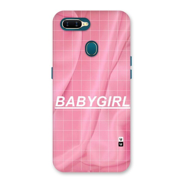 Baby Girl Check Back Case for Oppo A7