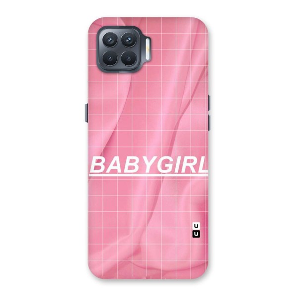 Baby Girl Check Back Case for Oppo F17 Pro