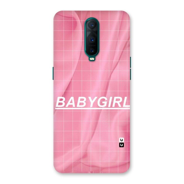 Baby Girl Check Back Case for Oppo R17 Pro