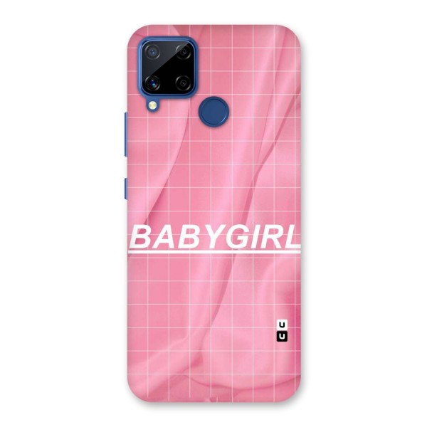 Baby Girl Check Back Case for Realme C12