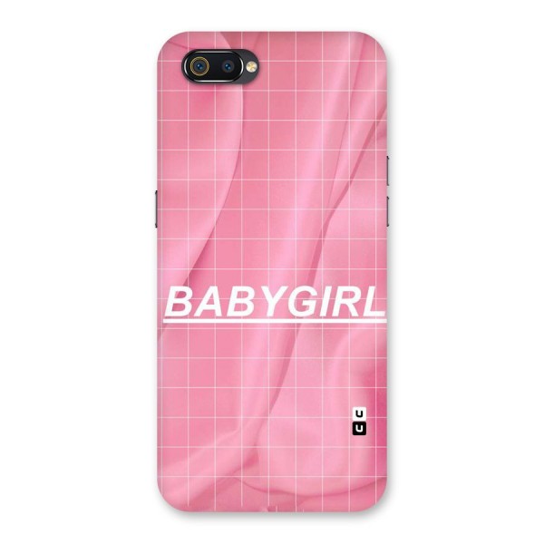 Baby Girl Check Back Case for Realme C2