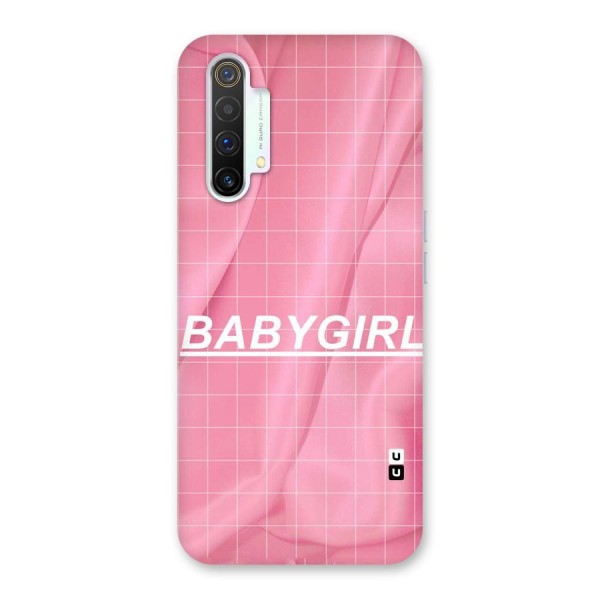 Baby Girl Check Back Case for Realme X3