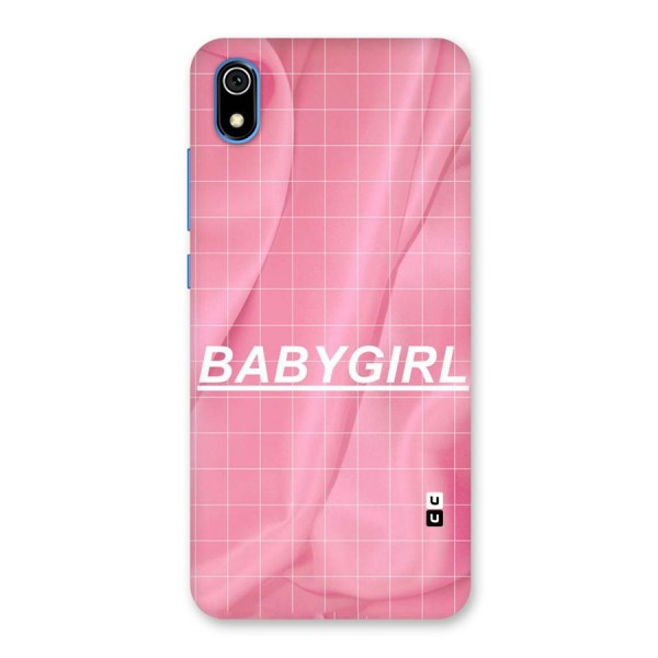 Baby Girl Check Back Case for Redmi 7A