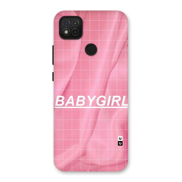 Baby Girl Check Back Case for Redmi 9C