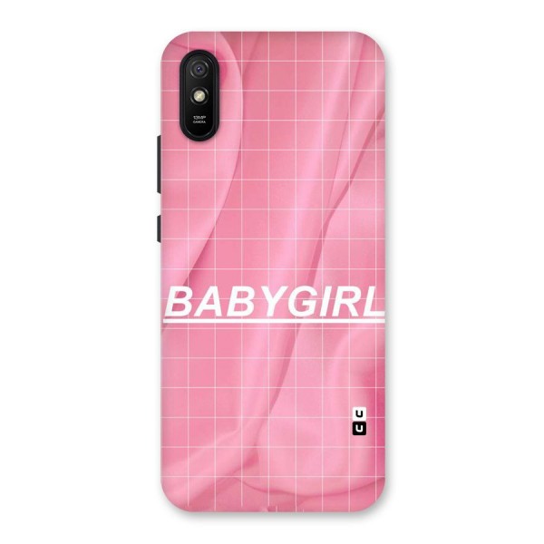 Baby Girl Check Back Case for Redmi 9i