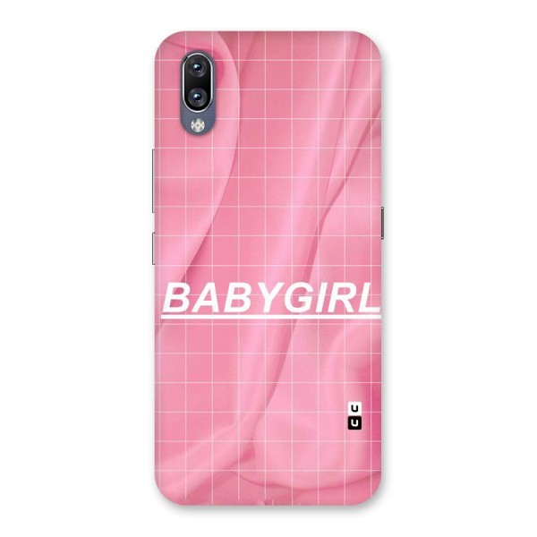 Baby Girl Check Back Case for Vivo NEX