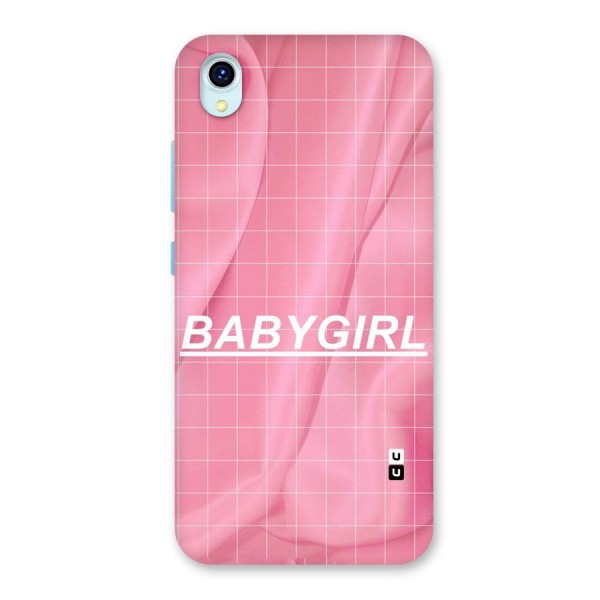 Baby Girl Check Back Case for Vivo Y1s