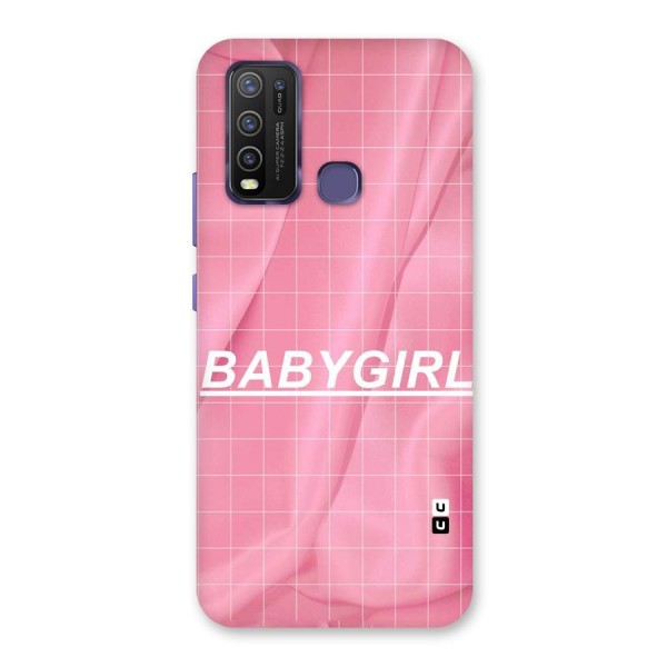 Baby Girl Check Back Case for Vivo Y30