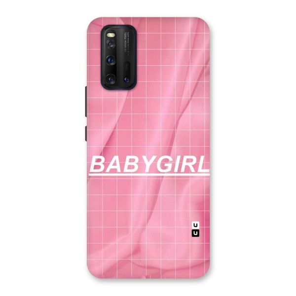 Baby Girl Check Back Case for Vivo iQOO 3