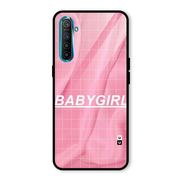 Baby Girl Check Glass Back Case for Realme XT