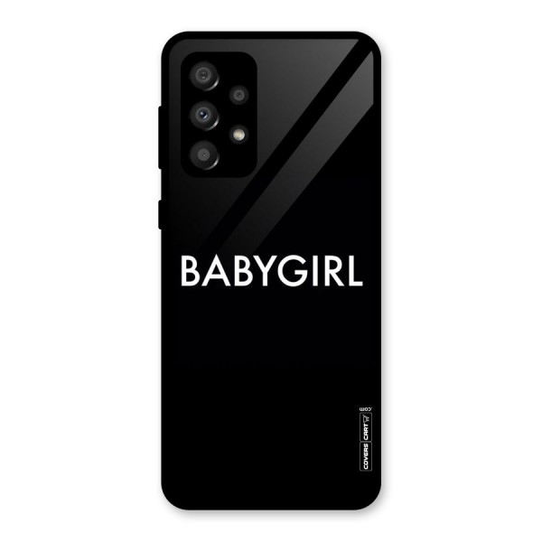 Baby Girl Glass Back Case for Galaxy A32