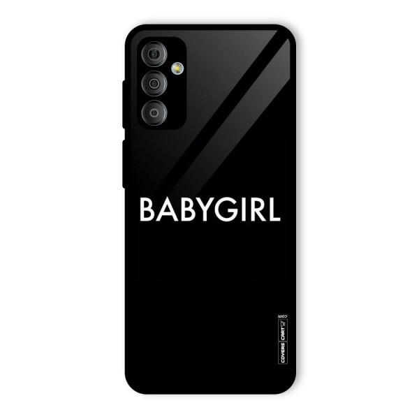 Baby Girl Glass Back Case for Galaxy F23