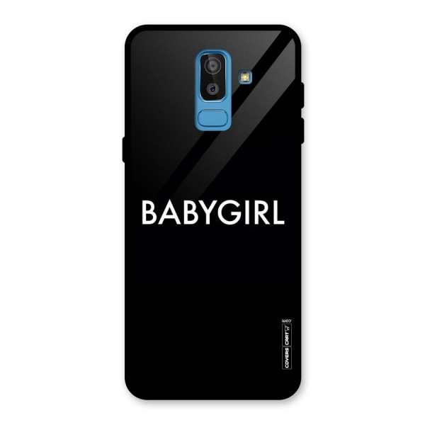 Baby Girl Glass Back Case for Galaxy J8