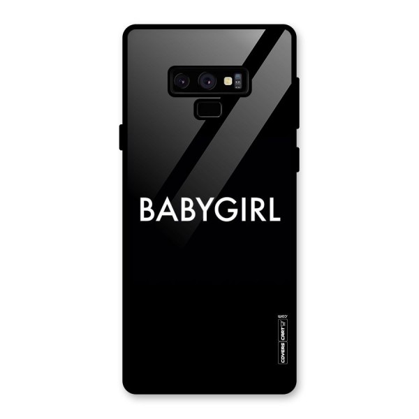 Baby Girl Glass Back Case for Galaxy Note 9