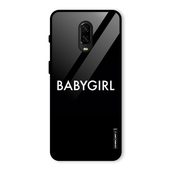 Baby Girl Glass Back Case for OnePlus 6T